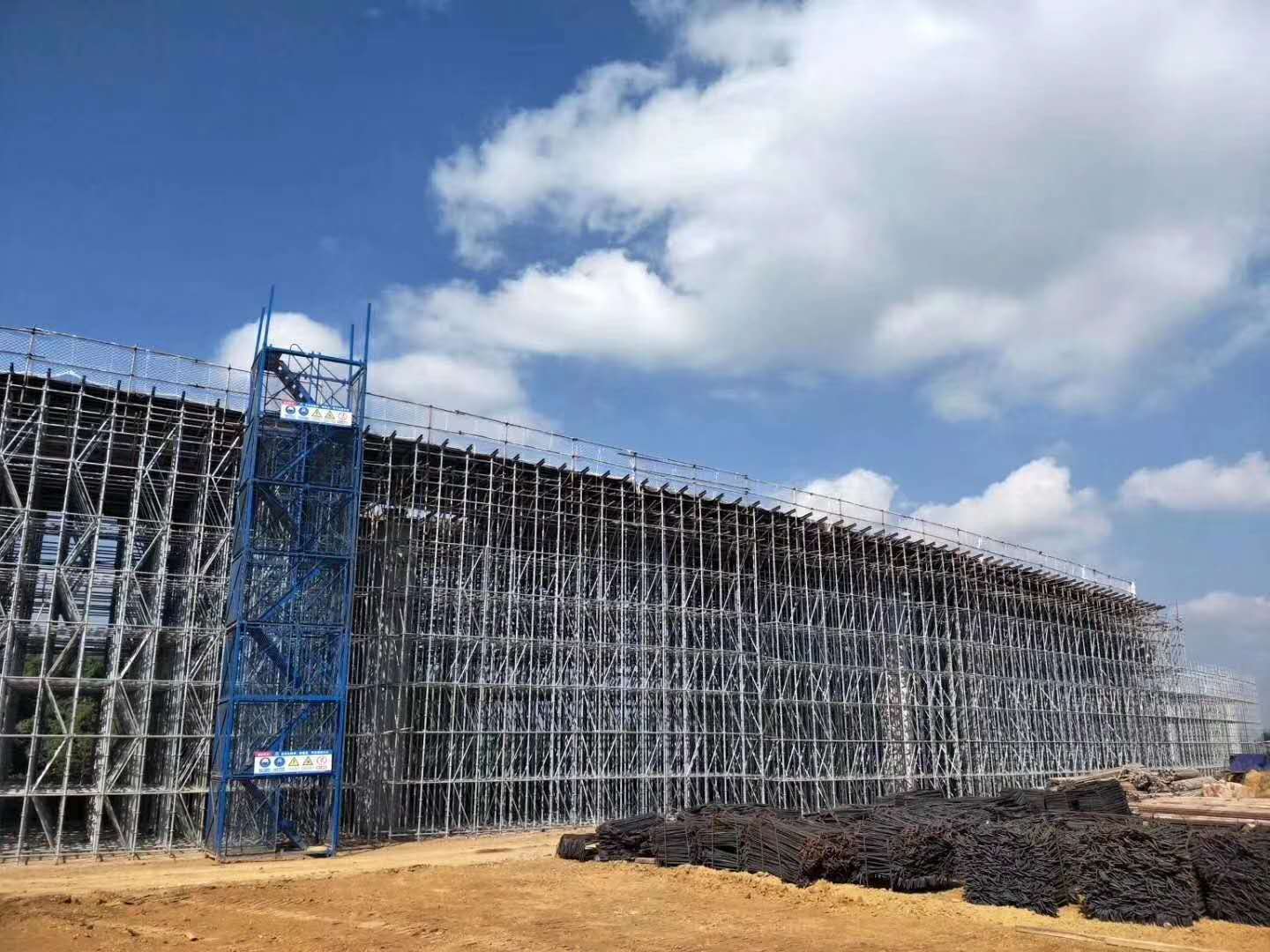 盤扣腳手架搭建周期短，經(jīng)濟效益好！